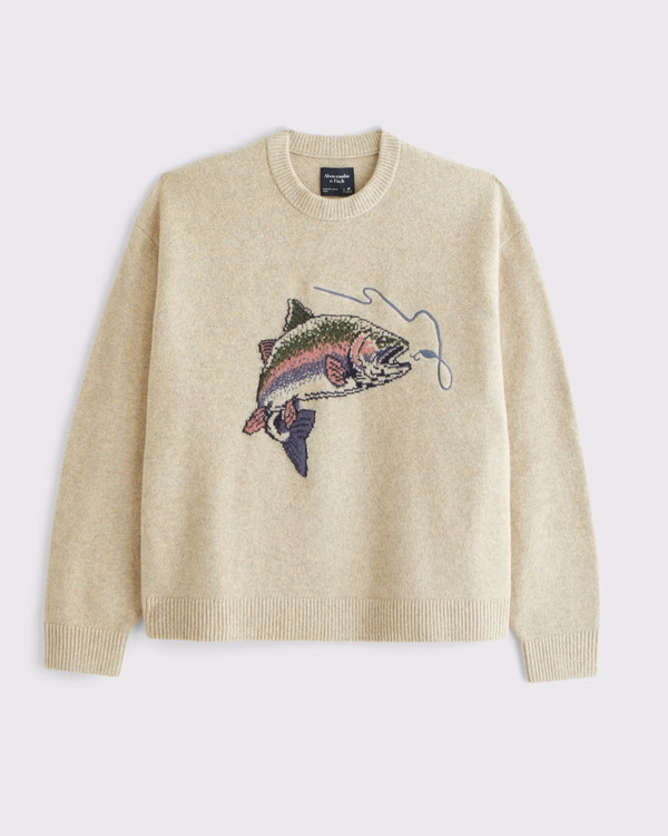 A&F Essential Crew Sweater | Abercrombie & Fitch (US)