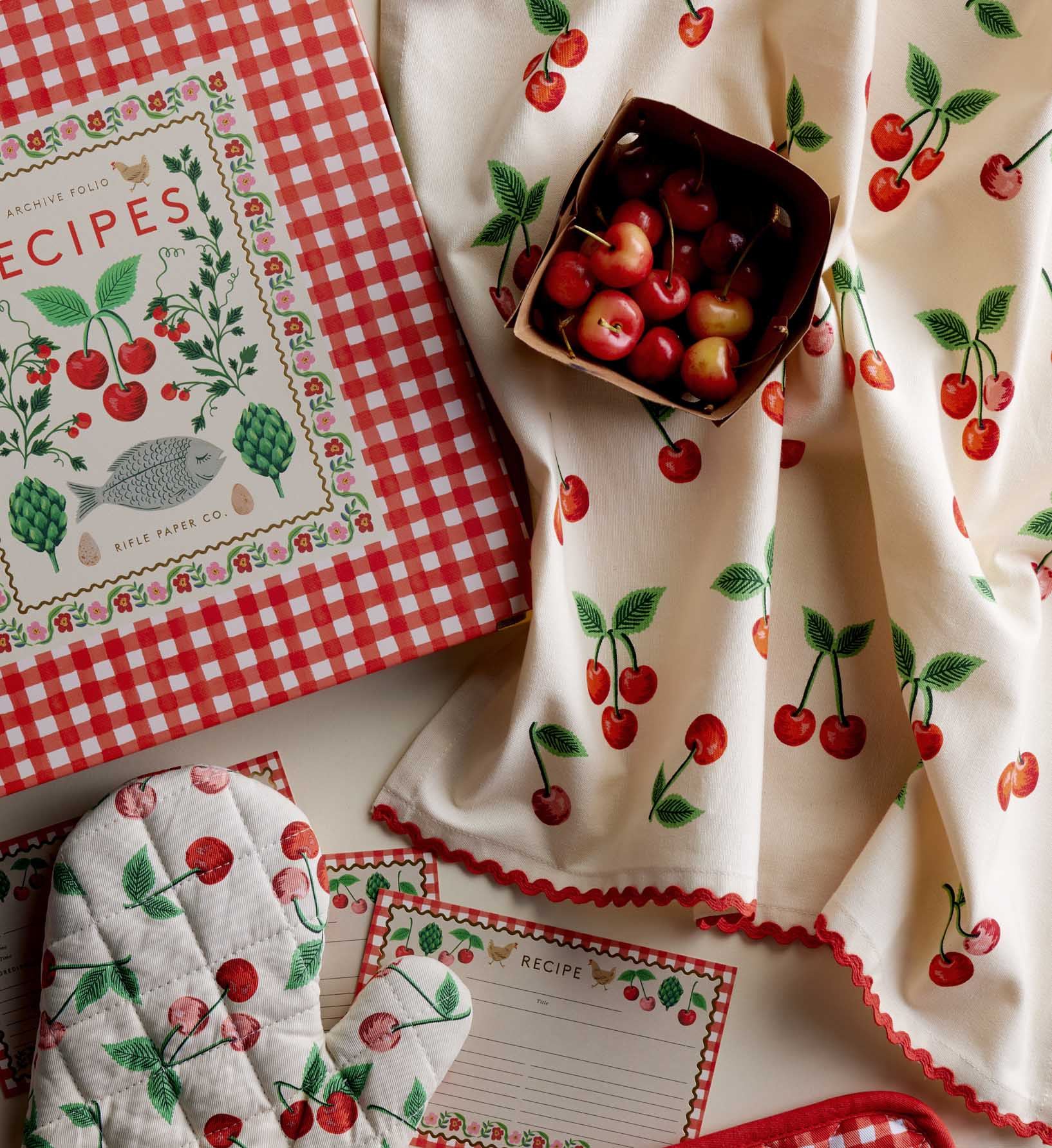 Tea Towel - Cherries | Rifle Paper Co.
