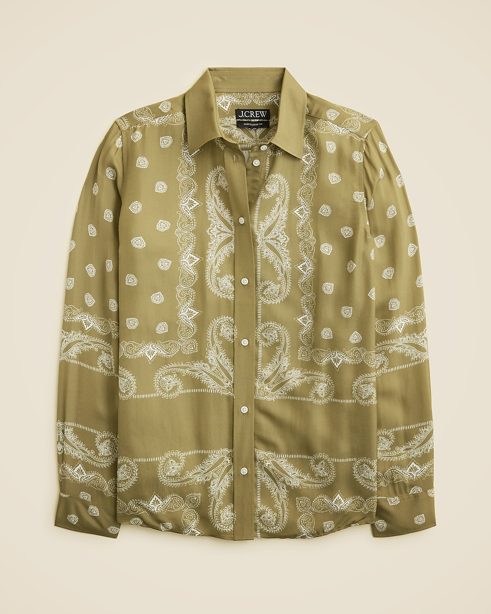 Jules classic-fit shirt in sage scarf print | J. Crew US