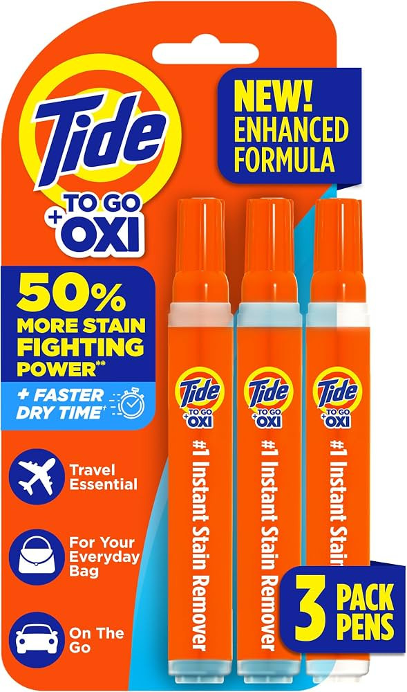 Tide Pen Stain Remover for Clothes, Tide To Go Pen, Instant Stain Remover Pen & Spot Cleaner, Por... | Amazon (US)