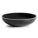 Gibson Elite Soho Lounge Dinnerware Set, 9.7" Serving Bowl, Matte Black | Amazon (US)