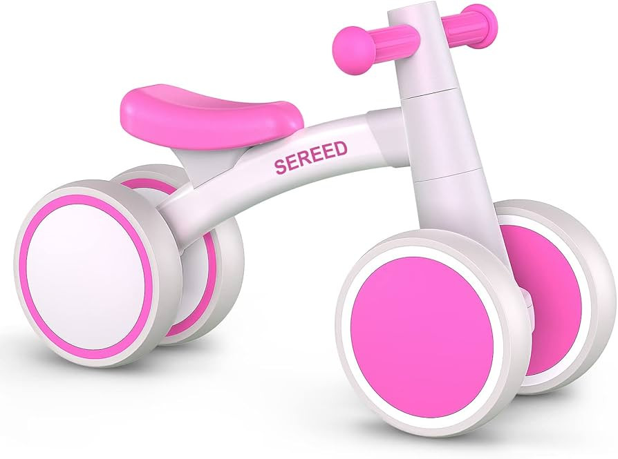 SEREED Baby Balance Bike for 1 Year Old Boys Girls 12-24 Month Toddler Balance Bike, 4 Wheels Tod... | Amazon (US)