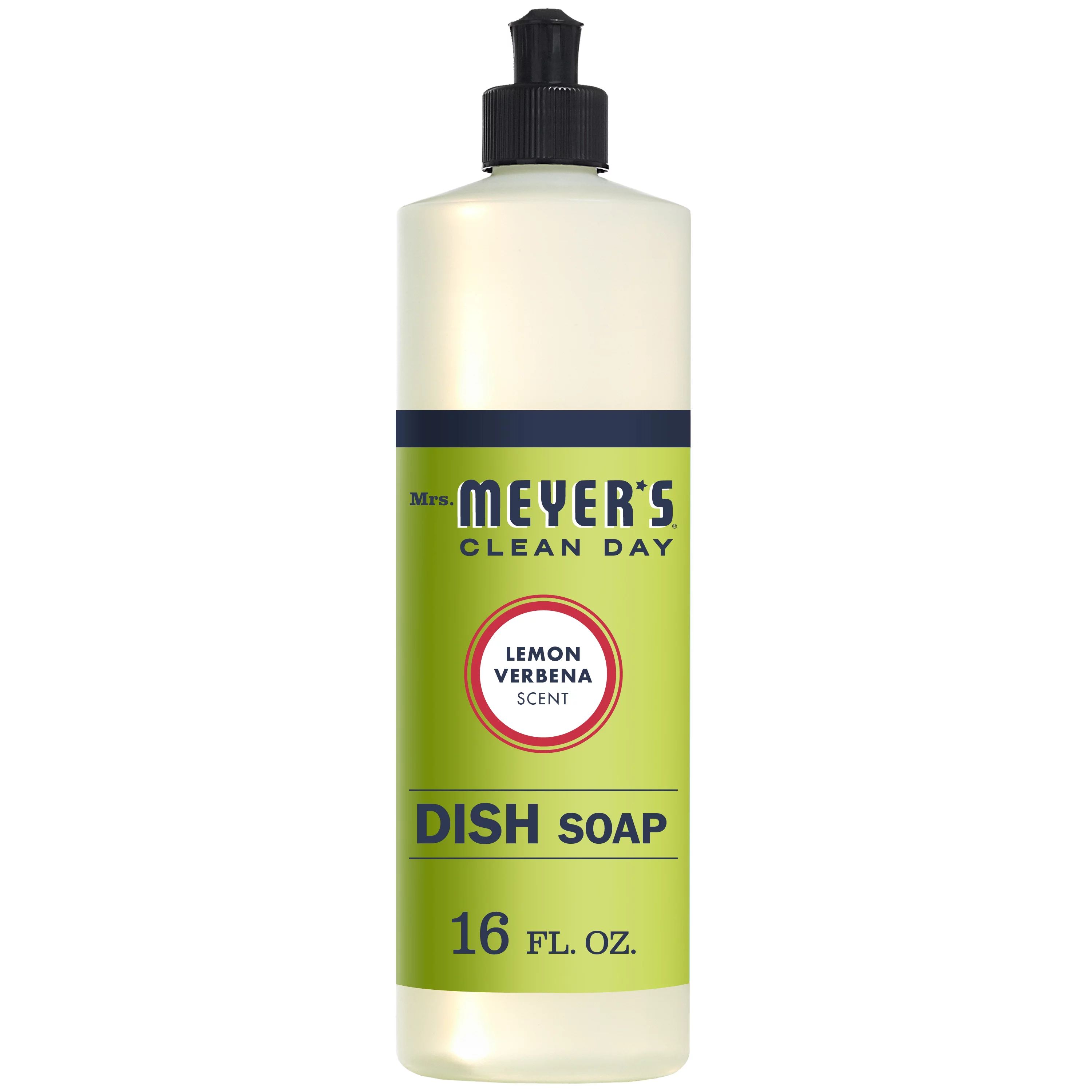 Mrs. Meyer's Clean Day Liquid Dish Soap Bottle, Lemon Verbena, 16 fl oz | Walmart (US)