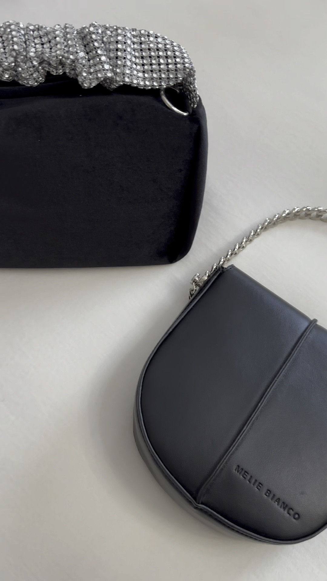 Style my @meliebianco holiday bags with me! ❄️🖤🪩

I am LOVING The Estela Black Top Handle Bag. The velvet material is beautiful for the holidays. I styled this bag with a silver metallic mini skirt, ruffle sleeve top, and black rhinestone pumps. This outfit is perfect for a Christmas date night out or Christmas cocktail party with the girls! 

The Brie Black Recycled Vegan Crossbody Bag is my new favorite bag! The quality is amazing and the black leather and silver chain strap are gorgeous! I styled this bag with a rhinestone mini skirt, silver metallic top, and black rhinestone pumps. This outfit is perfect for a festive Christmas Eve party or New Years Eve party!

Both bags are stunning and so versatile! They would be perfect for any special event you have this holiday season!

You can shop my bags & other @meliebianco bags at the links below!

Don’t forget to follow me to shop my favorite brands, stay up to date on current sales, and to keep up with what’s trending!

#ad #meliebianco #holidaystyle #liketkit #purse 

#LTKHoliday #LTKGiftGuide #LTKitbag