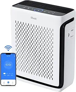 LEVOIT Air Purifiers for Home Large Room Bedroom Up to 1110 Ft² with Air Quality and Light Senso... | Amazon (US)