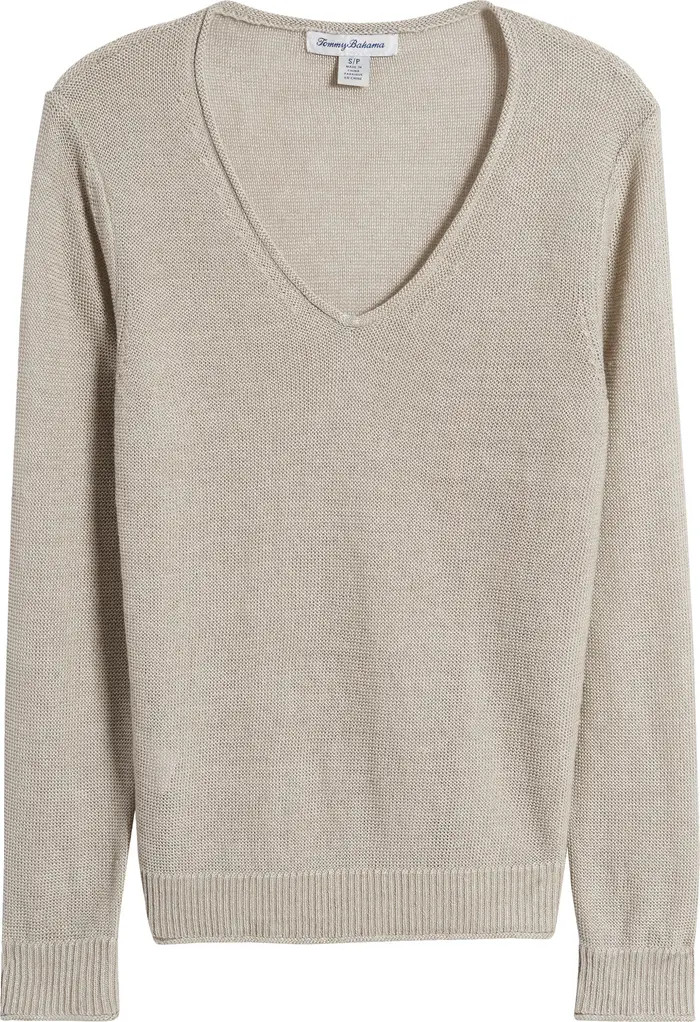 Cedar V-Neck Linen Sweater | Nordstrom