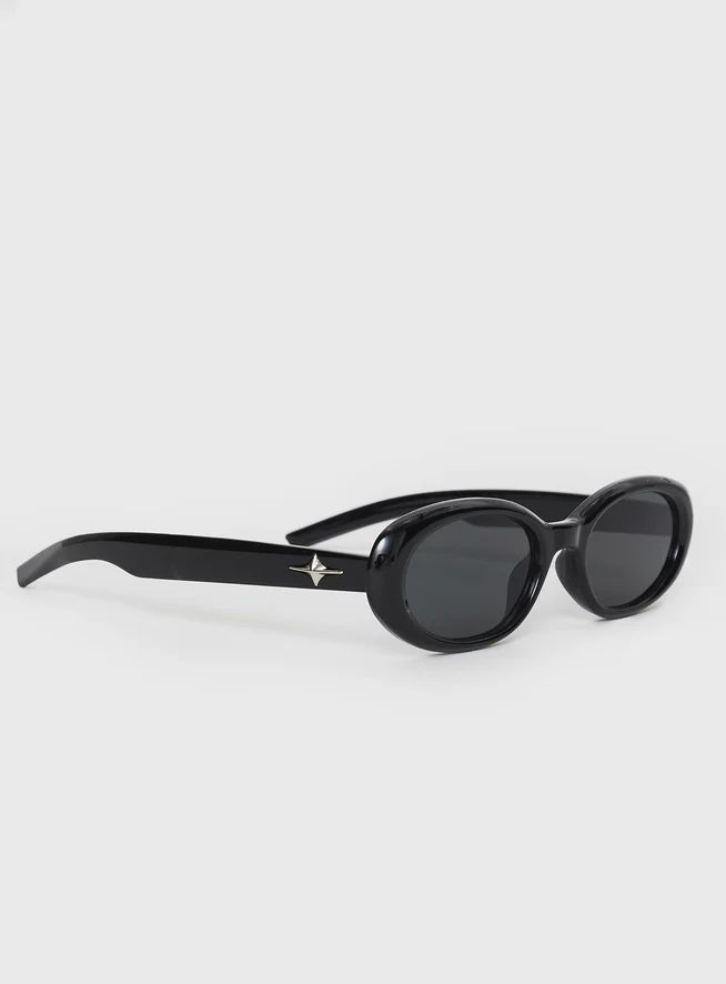 Cassianer Sunglasses Black | Princess Polly US