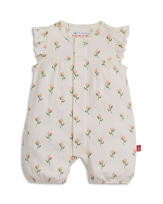 Girls' Sleeveless Floral Chicken Tender Romper - Baby | Bloomingdale's (US)