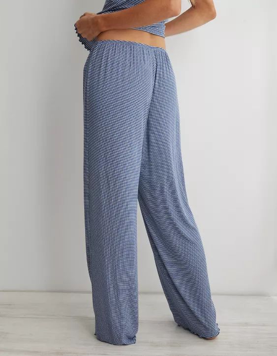 Aerie Real Soft® Lace Trim Skater Pajama Pant | American Eagle Outfitters (US & CA)