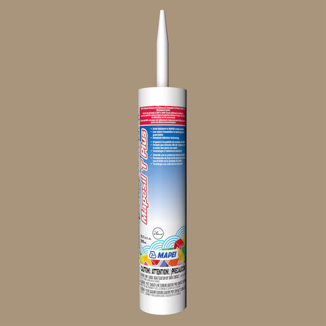 MAPEI Mapesil T Plus 10.1-oz Tile and Grout Chamois #5005 Silicone Caulk | Lowe's
