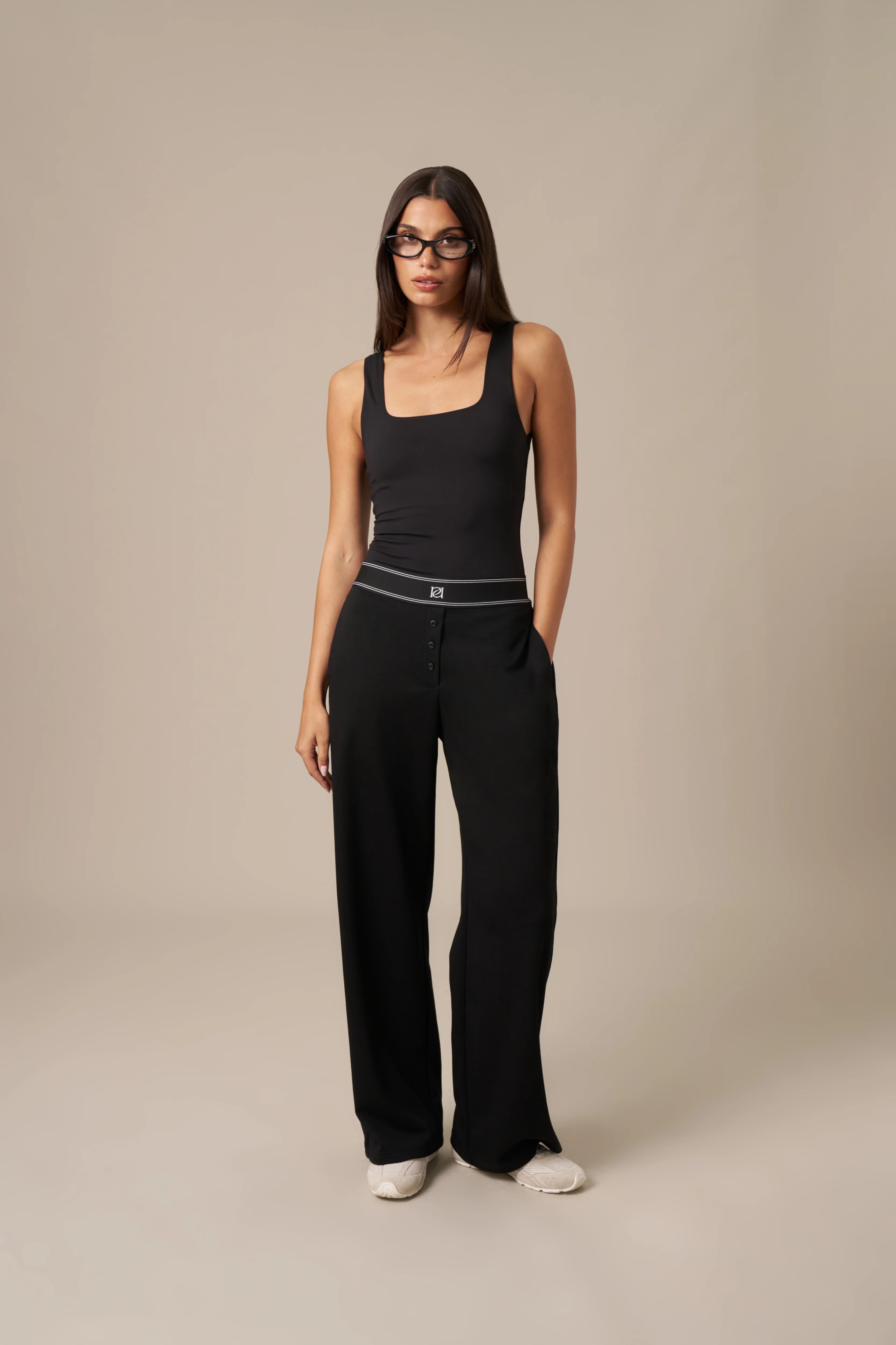 The Soft Touch Everyday Trousers - Core Black | Reasn