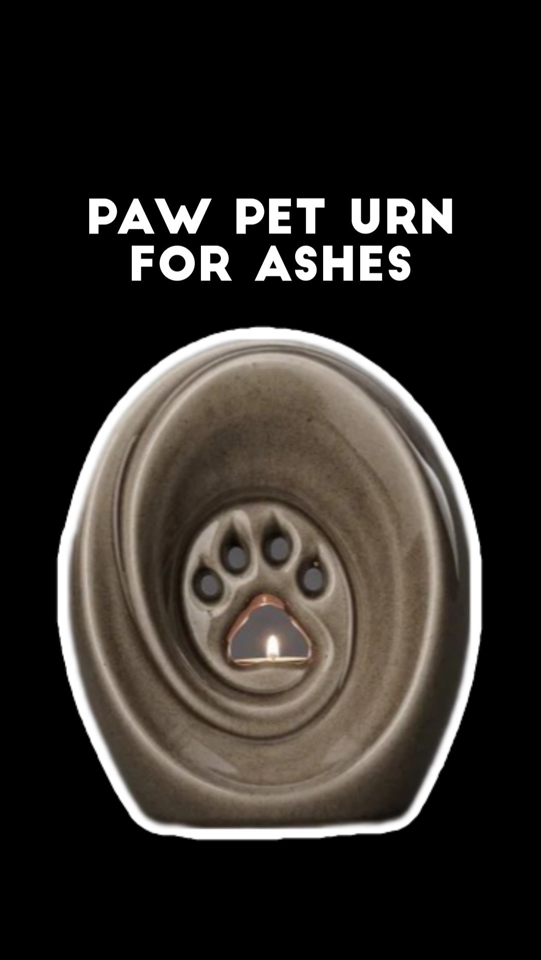 Paw Pet Urn for Ashes - Beige Grey /Ceramic

#LTKPets #LTKSaleAlert #LTKFindsUnder100