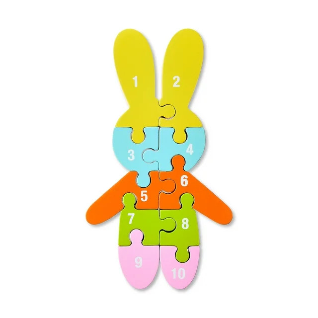 Easter Rabbit Puzzle, 10 Pieces, by Way To Celebrate | Walmart (US)
