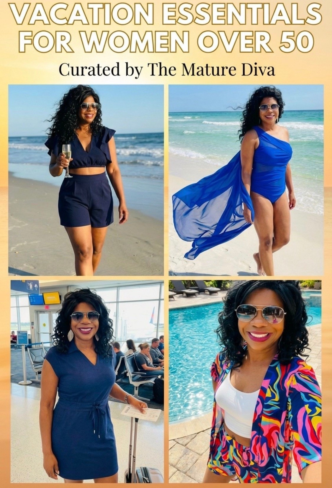 These outfits are fantastic for women over 50🙂.

✅ Figure flattering
✅ Beautiful colors
✅ Comfortable 

Follow me for the best for women over 50.

Comment SHOP below to receive a DM with the link to this post on my LTK ⬇ https://liketk.it/64KwP #ltktravel #ltkmidsize #ltkgrwm

