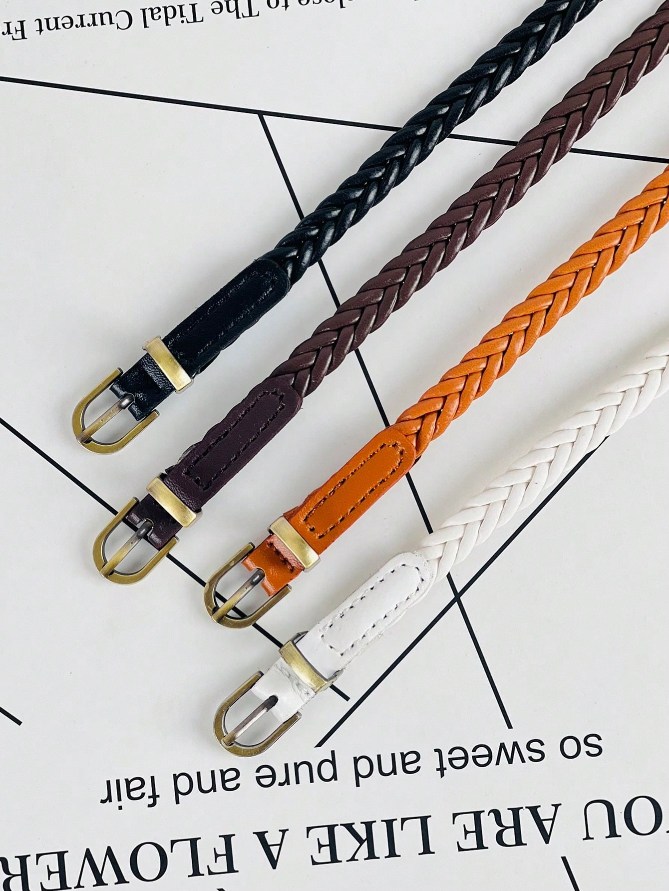 1pc Fashionable Simple 1cm Wide Weave Waist Belt Women's Dress Coat Belt, Suitable For Daily Casu... | SHEIN