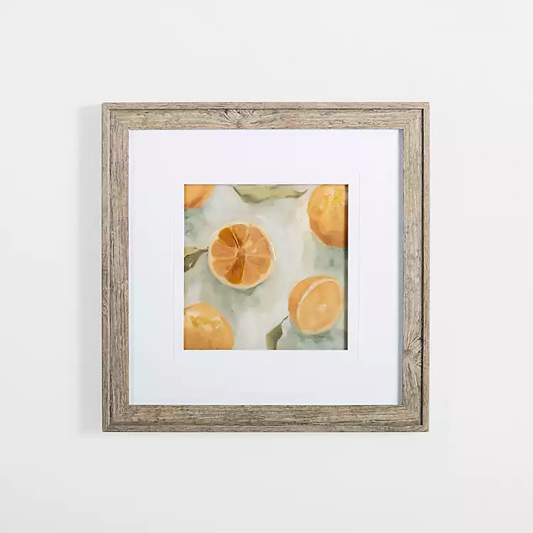 Slice It Citrus II Framed Art Print | Kirkland's Home