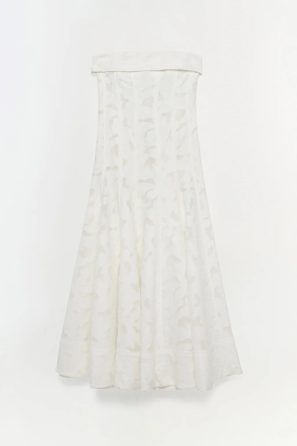 Imogen Jacquard Strapless Midi Dress | Simkhai