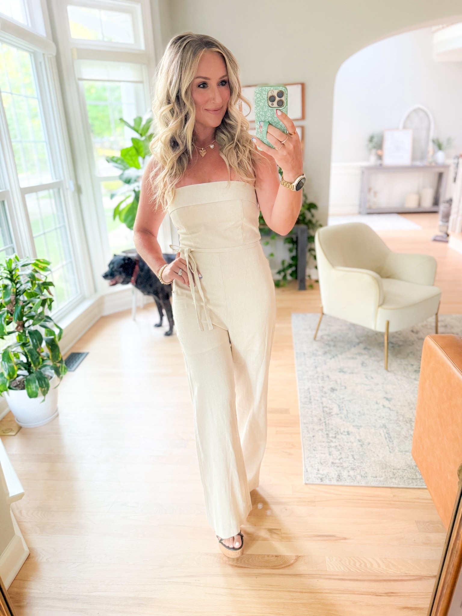 Date night outfit! I love a good linen in the summer! 

Nine West is having their 4th of July sale, 40% off site wide! 

#LTKSeasonal #LTKStyleTip #LTKSaleAlert