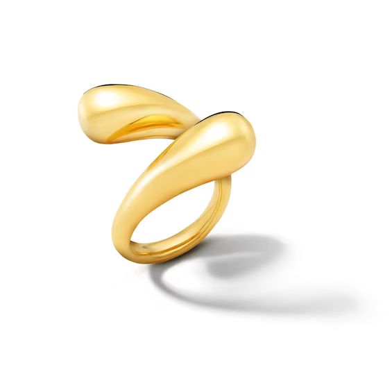 Zales x SOKO Twisted Dash Ring in Brass with 24K Gold Plate|Zales | Zales