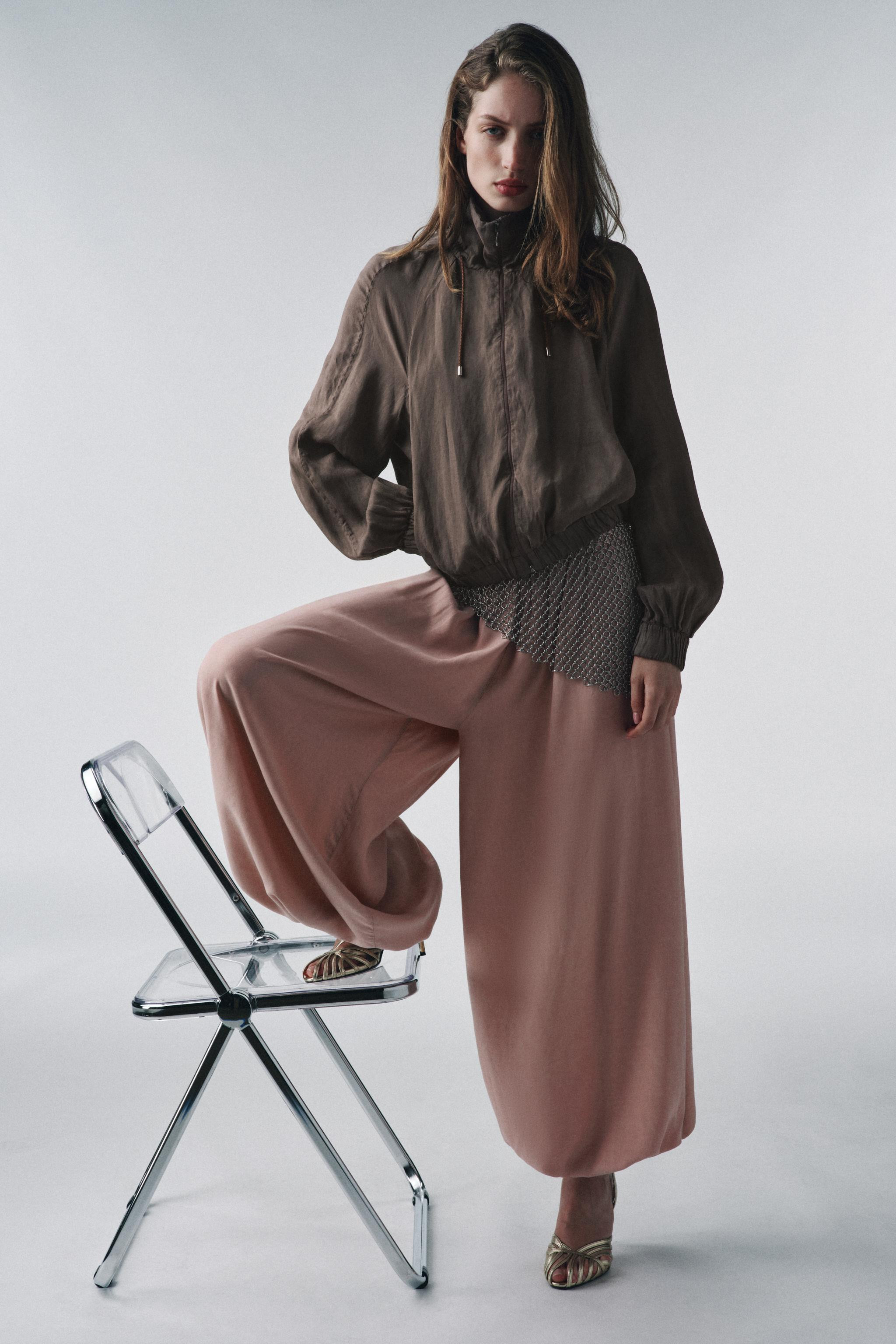 ZW COLLECTION FLOWING BALLOON TROUSERS | Zara UK