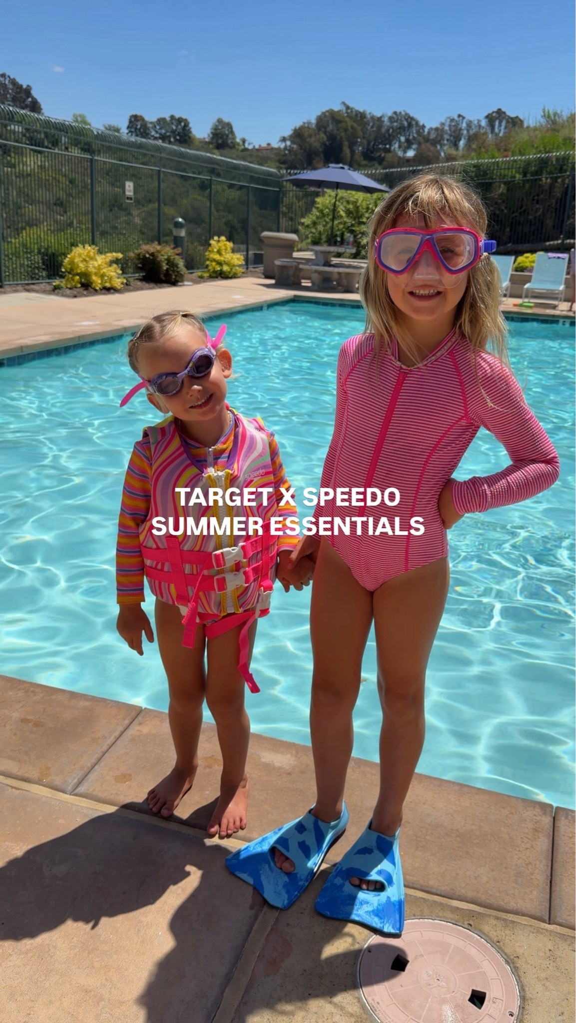 It’s almost summer so I updated all of our swimming gear at @Target because they carry one of our favorite swim brands @speedousa ! The girls were so excited to try them out! 🤿

#TargetPartner #gofullspeedo #summerofspeedo