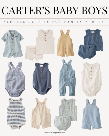 My favorite boy outfits for family photos. These neutrals are great for family pictures in any location or environment but of course so great on the beach. 

Neutral family photo outfits / boys style / boys outfits / toddler boy outfits / carters / summer boy outfits / summer toddler outfits / toddler clothes / linen outfits / neutral boy clothes 

#LTKkids #LTKfamily #LTKstyletip