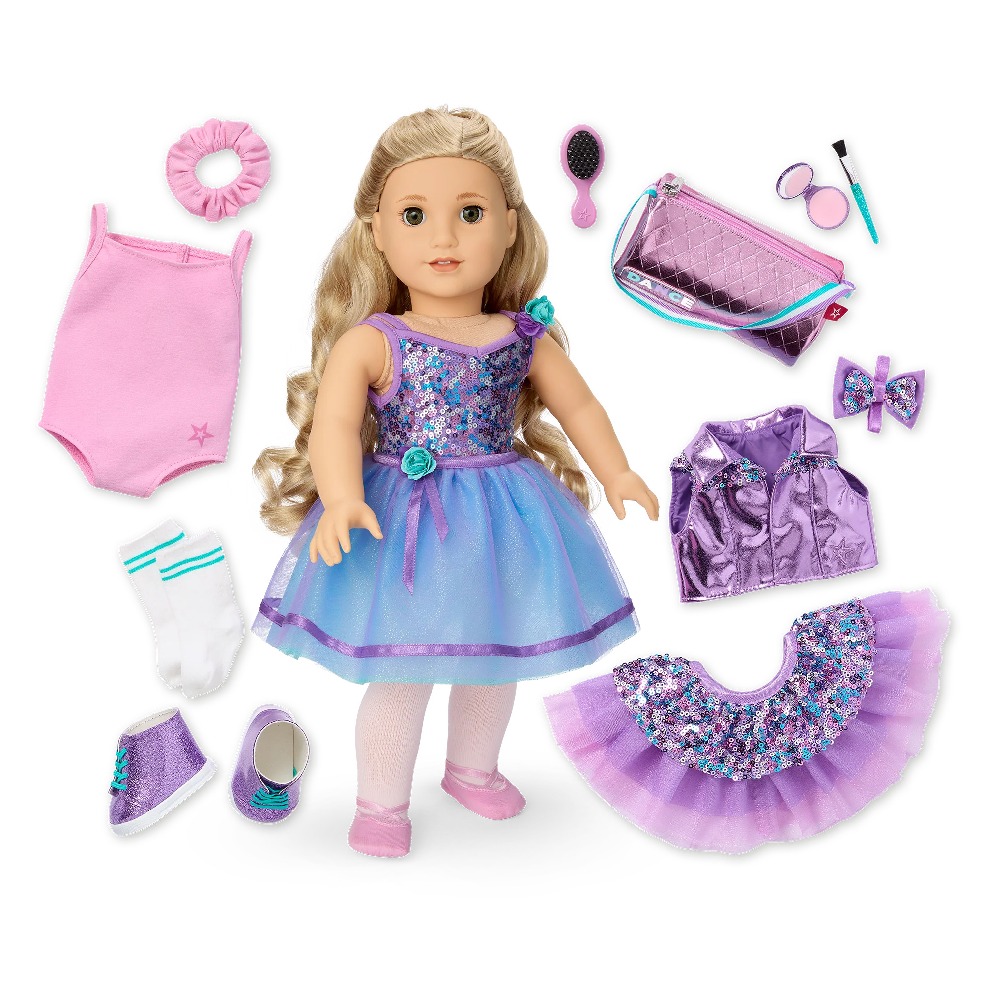 Truly Me™ #125 18-inch Doll & Practice-to-Performance Dance Set | American Girl