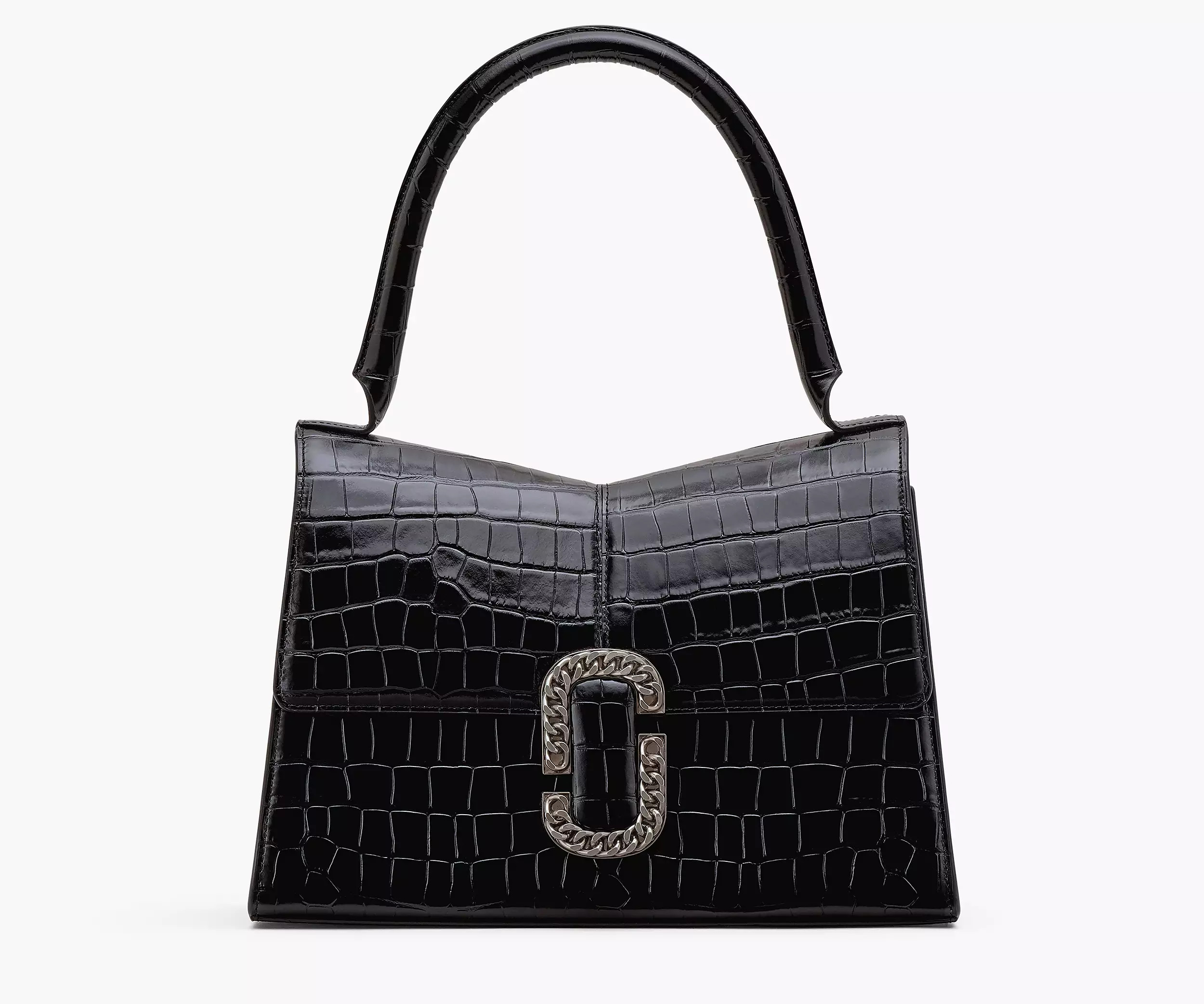 The Croc-Embossed St. Marc Large Top Handle | Marc Jacobs