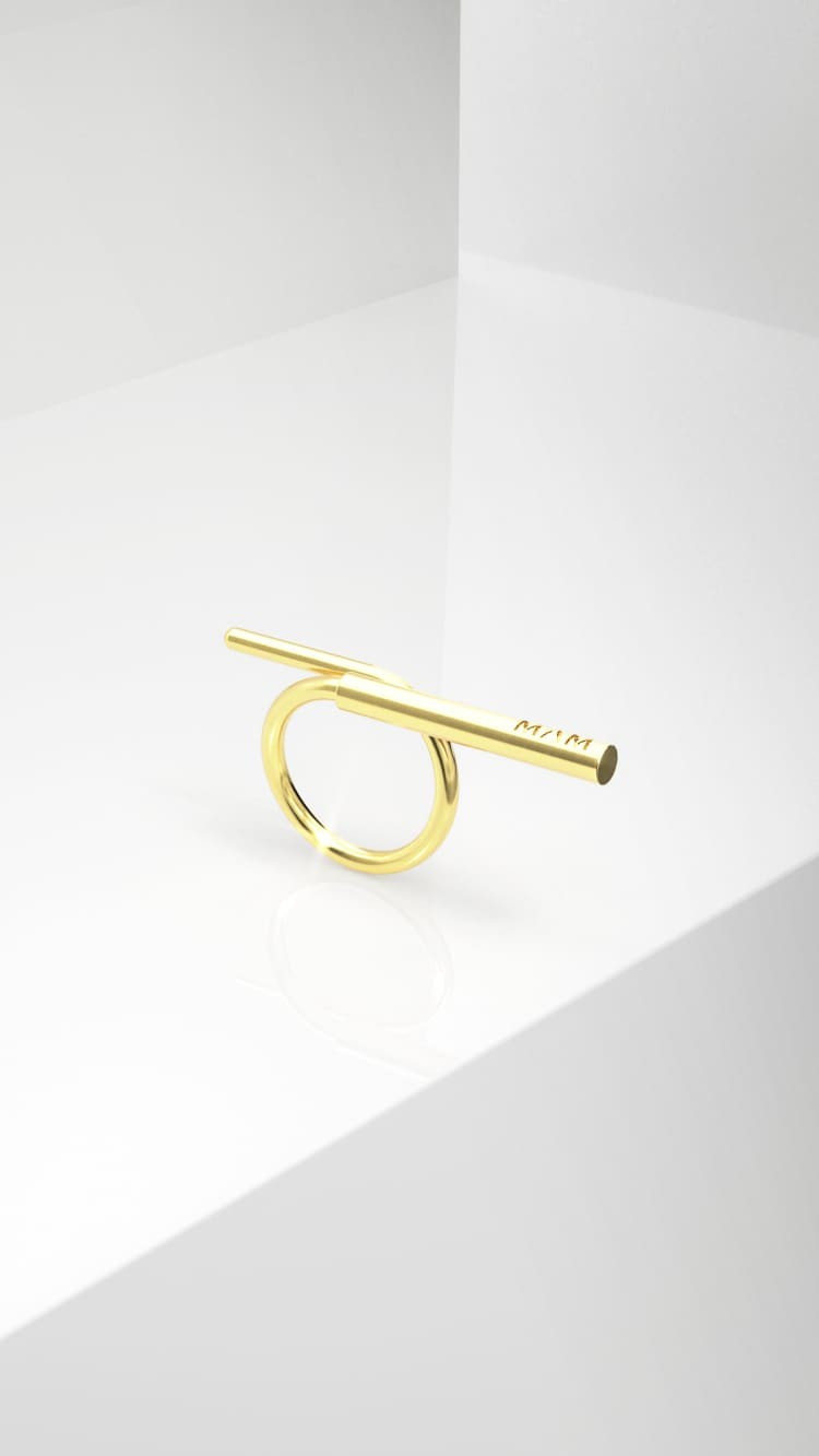 Knuckle duster in gold | MAM original