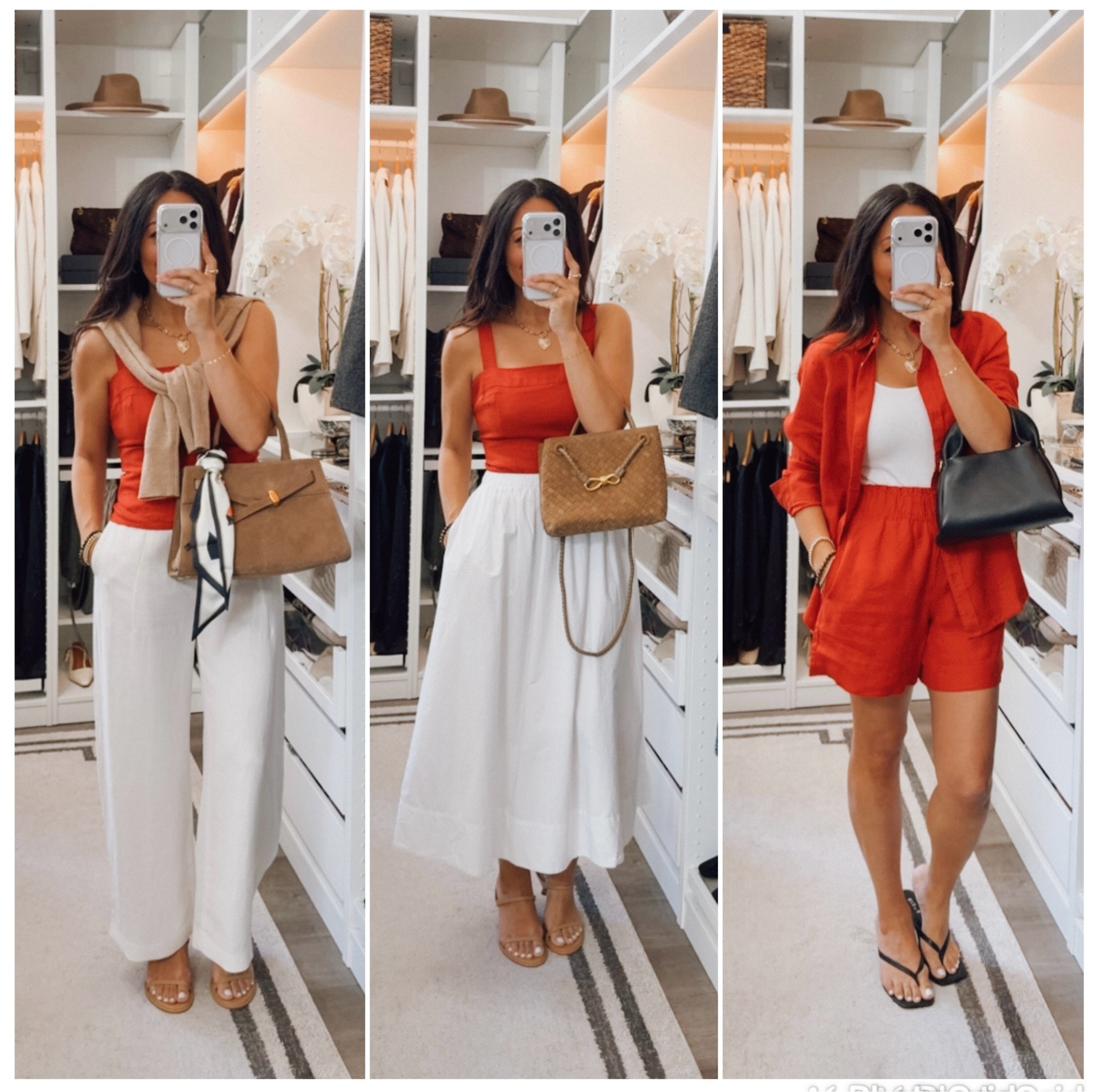 Linen styles! I sized down 1 in the linen pants and the skirt

#LTKootd #LTKOver40