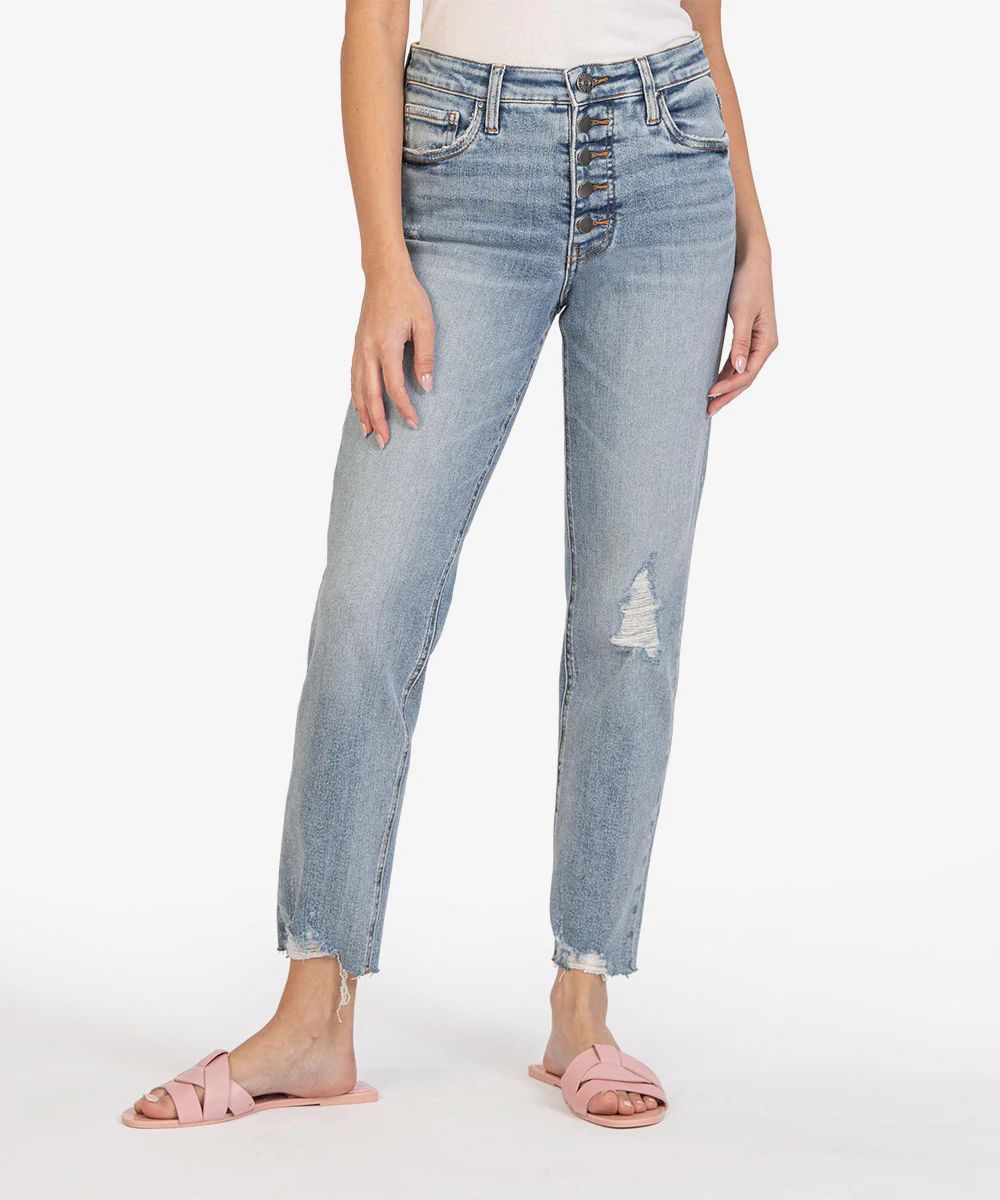 Rachael High Rise Fab Ab Mom Jean (Dignify Wash) - Kut from the Kloth | Kut From Kloth