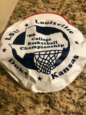 VINTAGE 1986 FINAL FOUR BASKETBALL PAINTERS HAT KU JAYHAWKS DUKE LSU LOUISVILLE   | eBay | eBay US