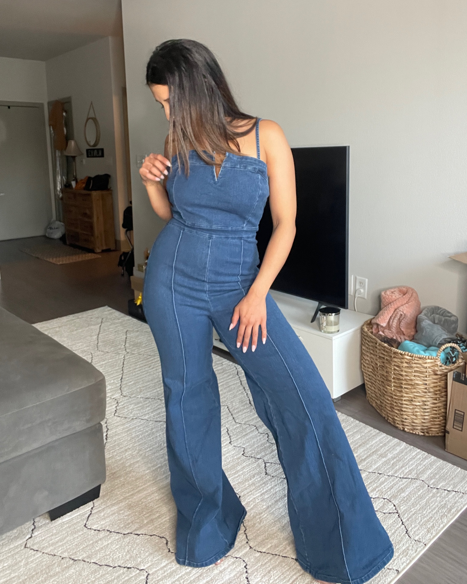 Denim Jumpsuit 