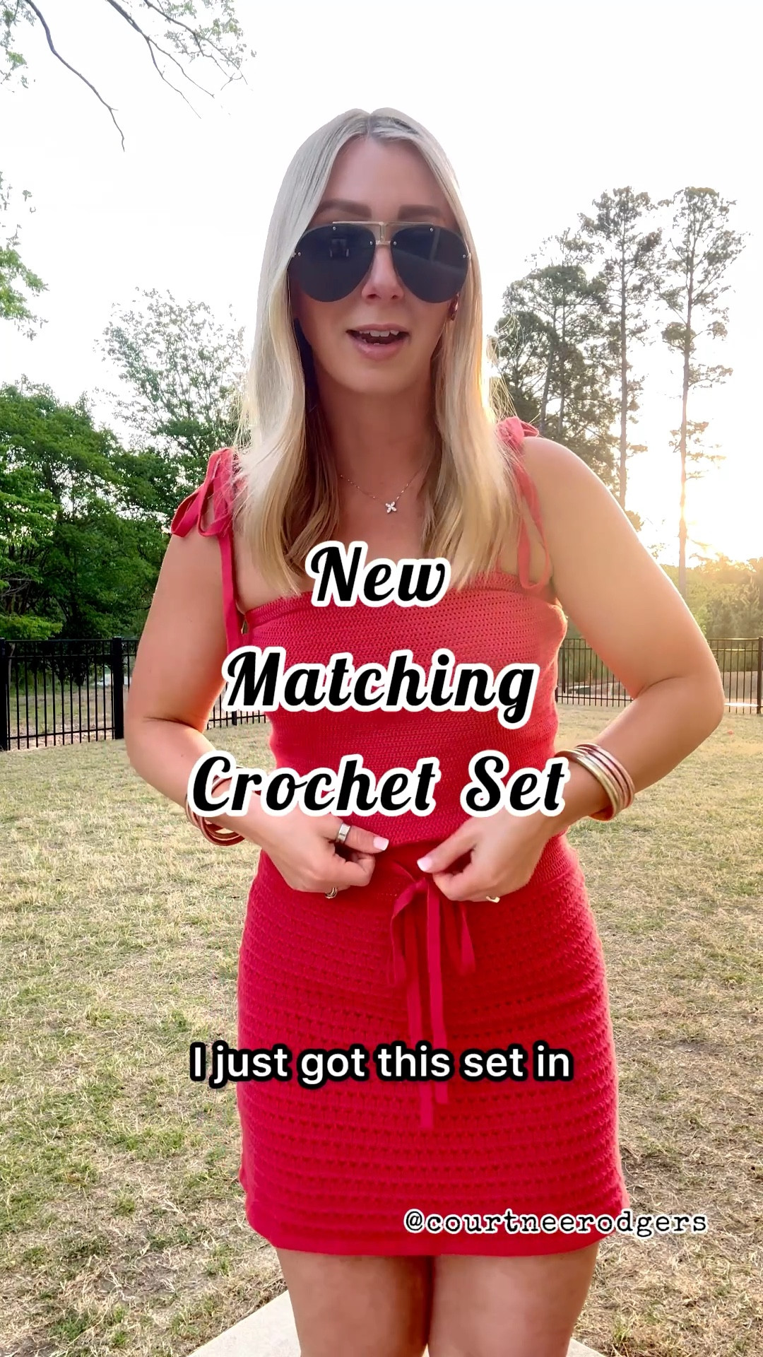 How cute is this crochet set?! ❤️ It comes in a blue and white stripe option as well, both perfect for Summer! ☀️ Wearing size small in both pieces! Shop via the 🔗 in my bio! 

Crochet sets, matching set, summer outfits, target 

#LTKSaleAlert #LTKPetite #LTKootd