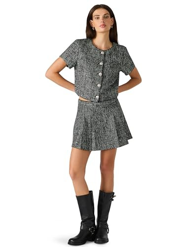 Steve Madden Apparel Zenia Skirt, Black, 6 | Amazon (US)
