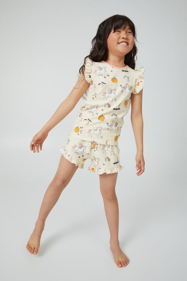 Stacey Short Sleeve Flutter Pyjama Set | Cotton On (ANZ)