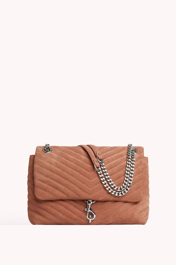 Desert Rose Flap Shoulder Bag | Edie Leather Purse | Rebecca Minkoff | Rebecca Minkoff US