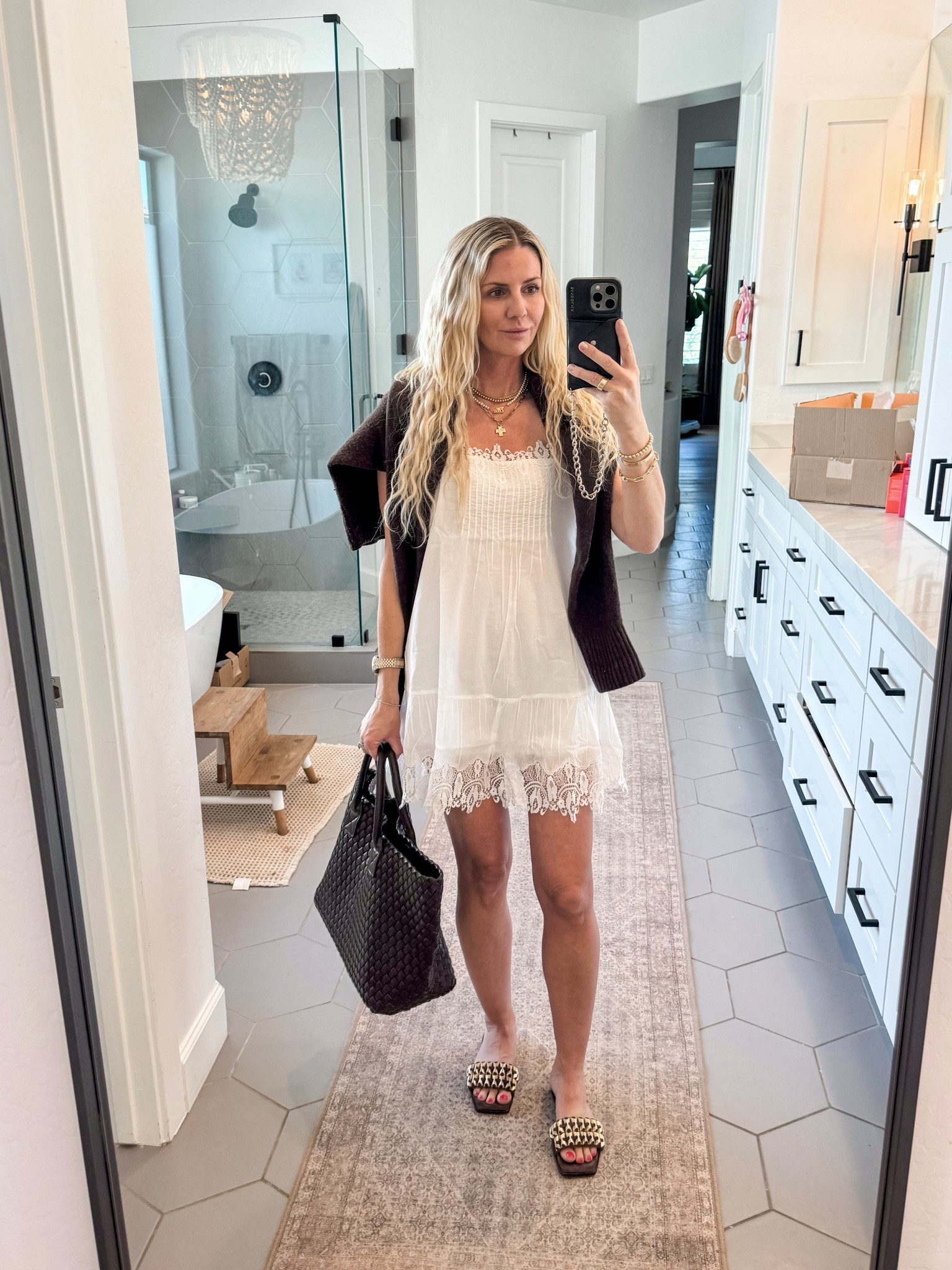 Easy breezy summer whites - size down in the dress

#LTKTravel #LTKSeasonal #LTKootd