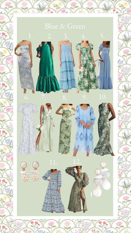 Blue & green mismatched bridesmaid dresses under $300 🤩

#LTKSeasonal #LTKstyletip #LTKwedding