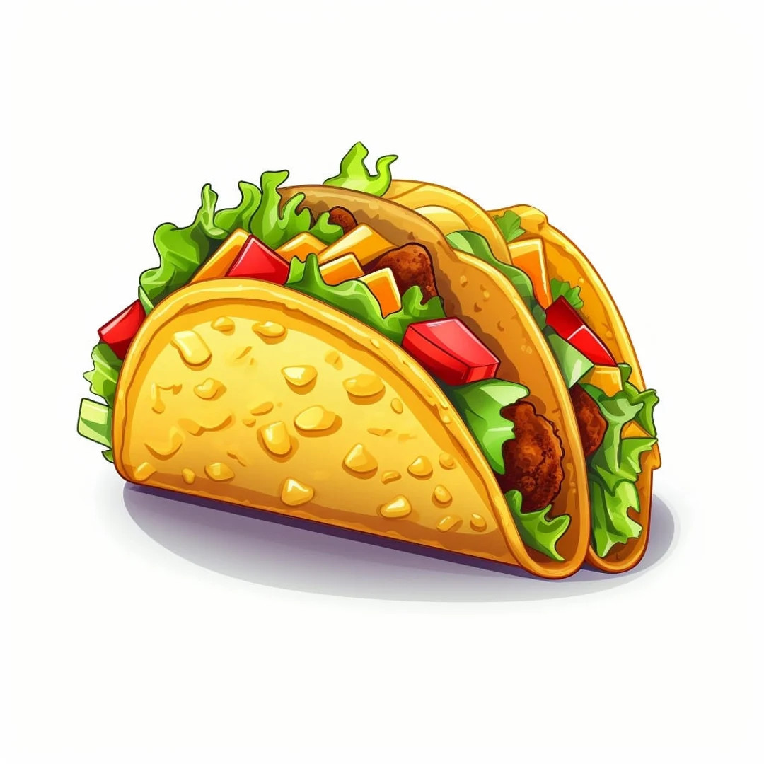 Taco Clipart 20 High Quality JPGs Digital Download Card Making Digital Paper Craft | Etsy (US)