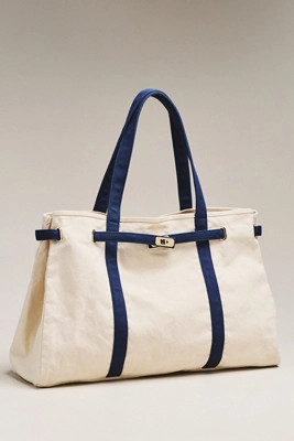 Oversized Canvas Slouchy Tote | Anthropologie (US)