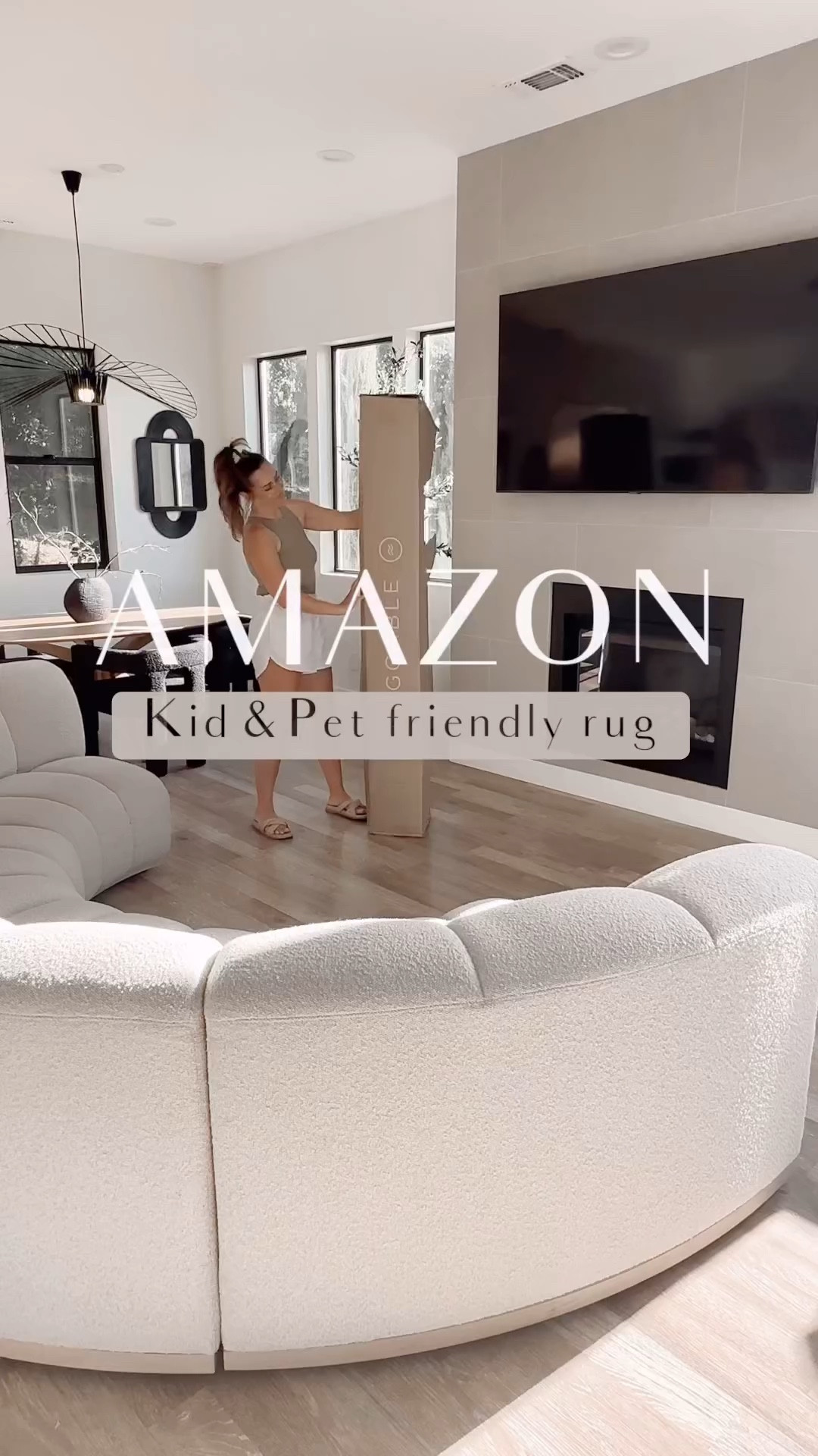 This beautiful Amazon rug is MACHINE WASHABLE + water and stain resistant, so it’s great for kids and pets…and husbands that like to wear their shoes in from the yard😜😜 . It also comes with a rug pad! The pictures on AMAZON look way different. It looks MUCH BETTER IN PERSON! Check stories for up close pic. People are getting confused because the online picture looks so different, but it’s the same one. Ivory opal🙌🏼.

#LTKstyletip #LTKfamily #LTKhome