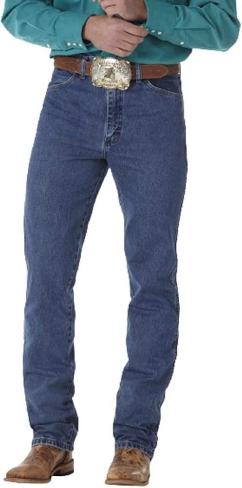 Wrangler Men's Cowboy Cut Stretch Slim Fit Jeans | Amazon (US)