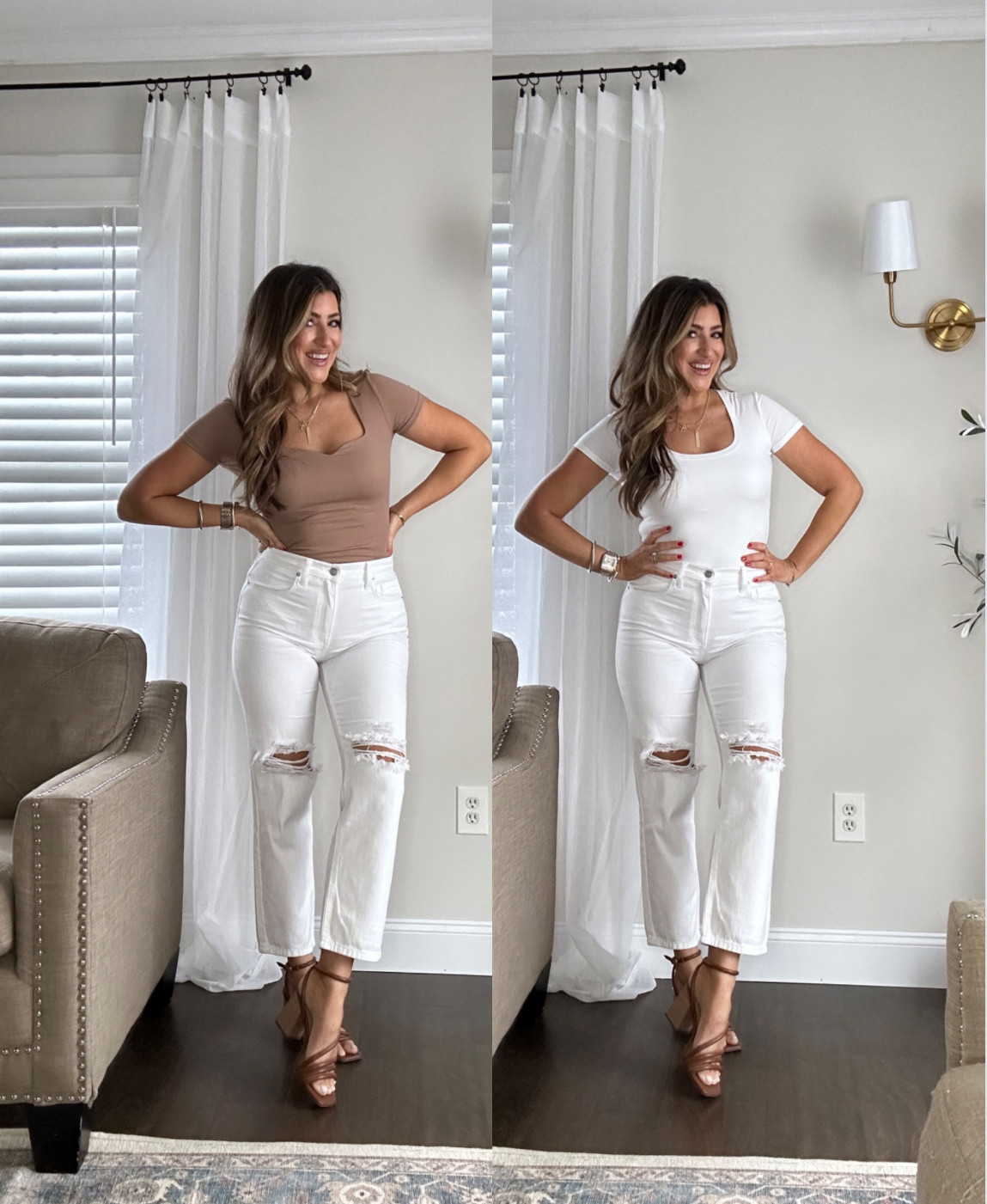 PUMIEY Women's T Shirts Short Sleeve Scoop Neck Basic Going Out Tops Fashion Slim Fit Tee Smoke Cloud Pro Collection | Amazon (US)