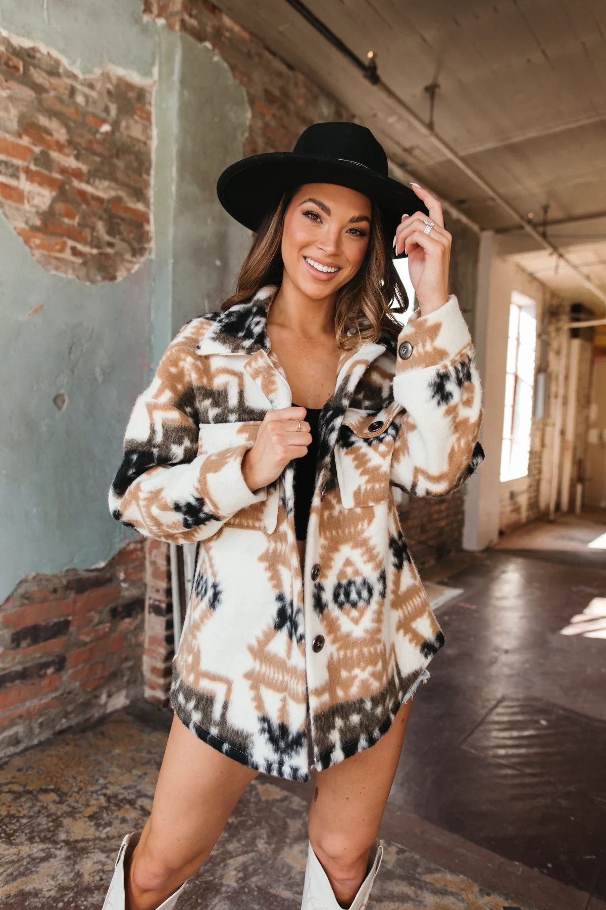 Leah Aztec Shacket | The Post