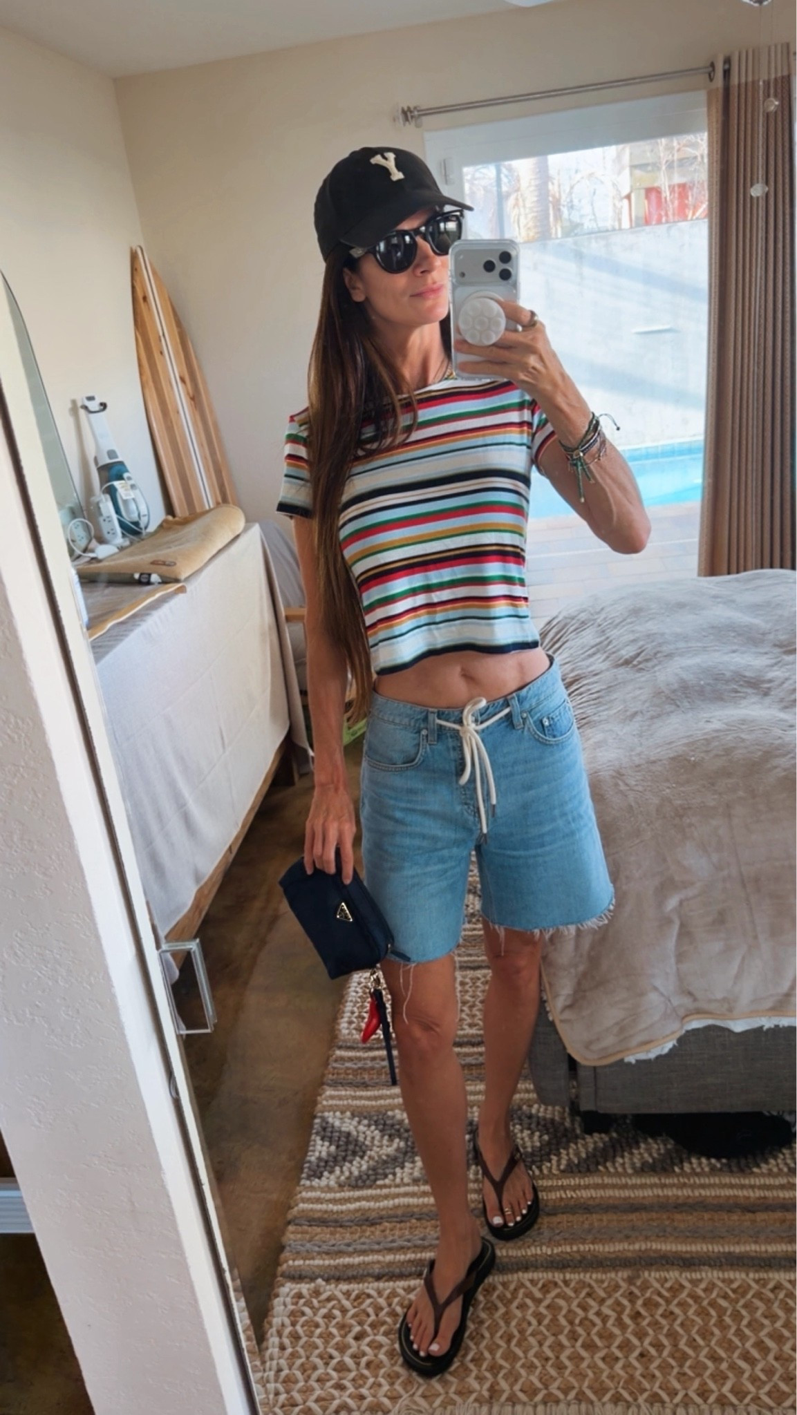 POV: You’ve been in bed feeling like absolute garbage all day… but takeout doesn’t pick itself up. 🤧😂

So naturally I threw on my favorite jorts, a baby tee, a baseball cap, and flip flops because this is about as effortless (and comfortable) as it gets. Sometimes the cutest outfits are the ones that take all of 30 seconds to put together.

If you see me out tonight, just know I’m on a mission for dinner… and then it’s right back to bed. 🍜🛋️

Everything is linked here if you’re looking for the perfect casual summer uniform. 🤍

#LTKdayinmylife #LTKgrwm #LTKootd