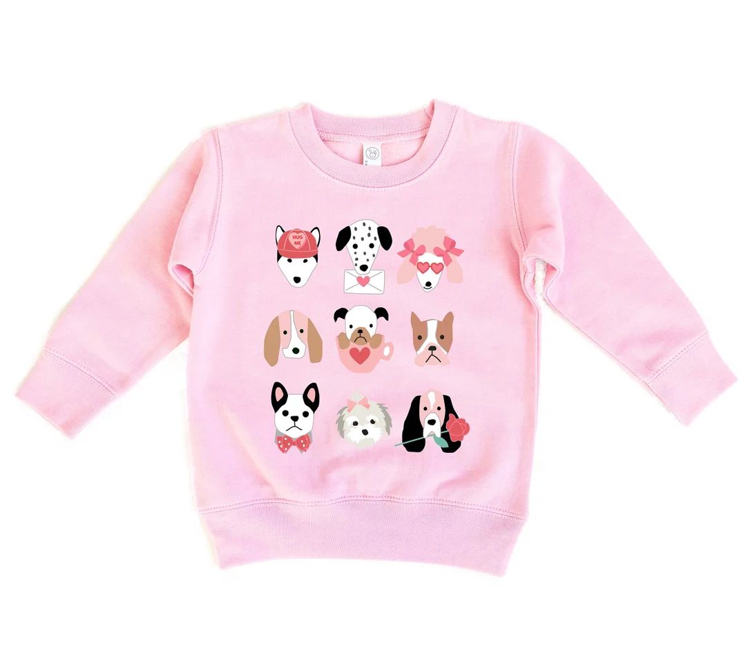 Toddler Valentine Sweater | Valentine Sweatshirt for Kids | Girls Valentine Shirt | Cute Valentin... | Etsy (US)