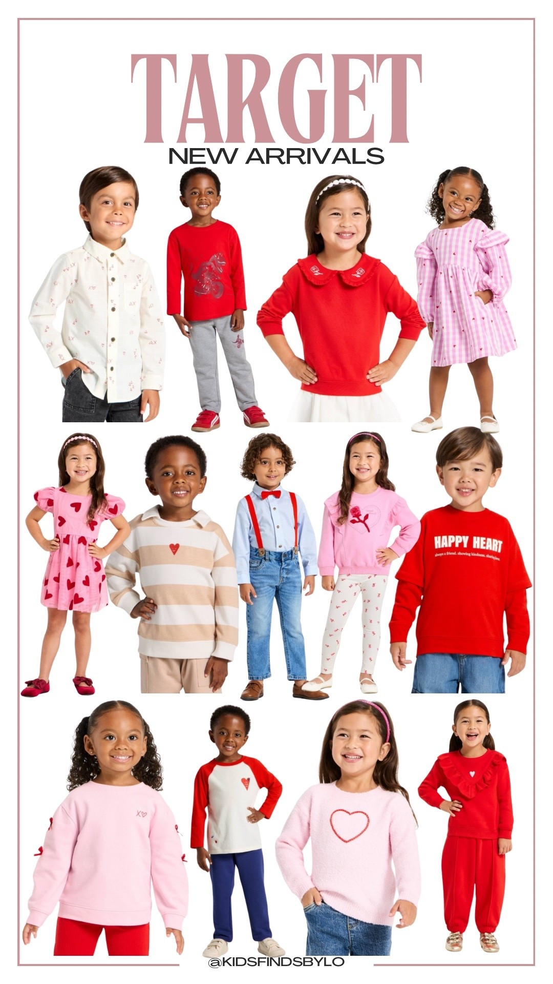 Target new arrivals for Valentine’s Day! ❤️

#LTKFindsUnder50 #LTKHoliday #LTKKids