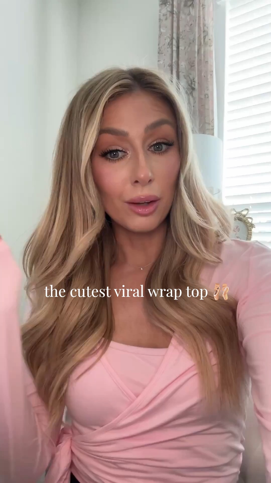 The cutest wrap top for athleisure, pilates, workouts, whatever!! Size medium in the top + xs in the tank (they match perfectly!!) 🎀🩰

Pilates outfit, pink outfits, athletic outfit, activewear

#LTKootd #LTKActive