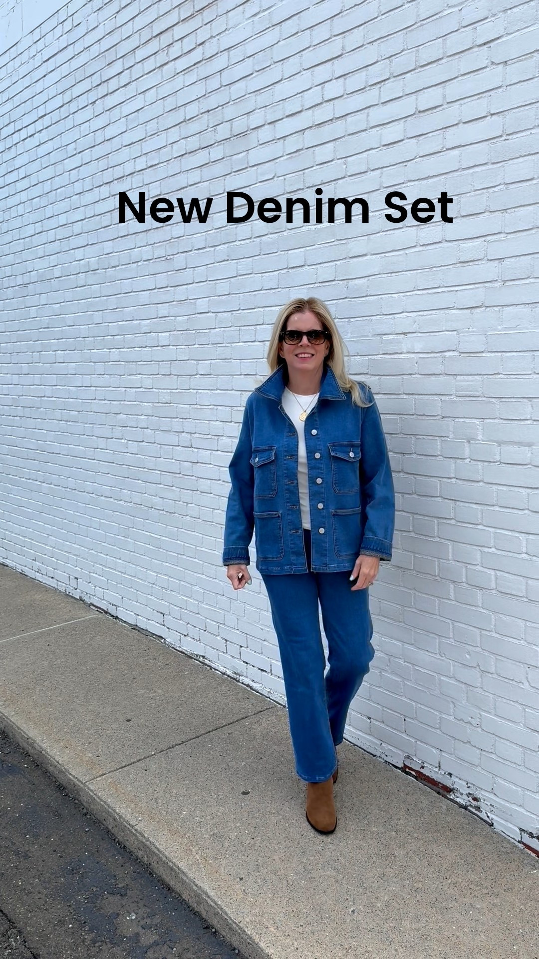Loving this new denim set from MERSEA💙💙

#LTKSeasonal #LTKOver40 #LTKTravel